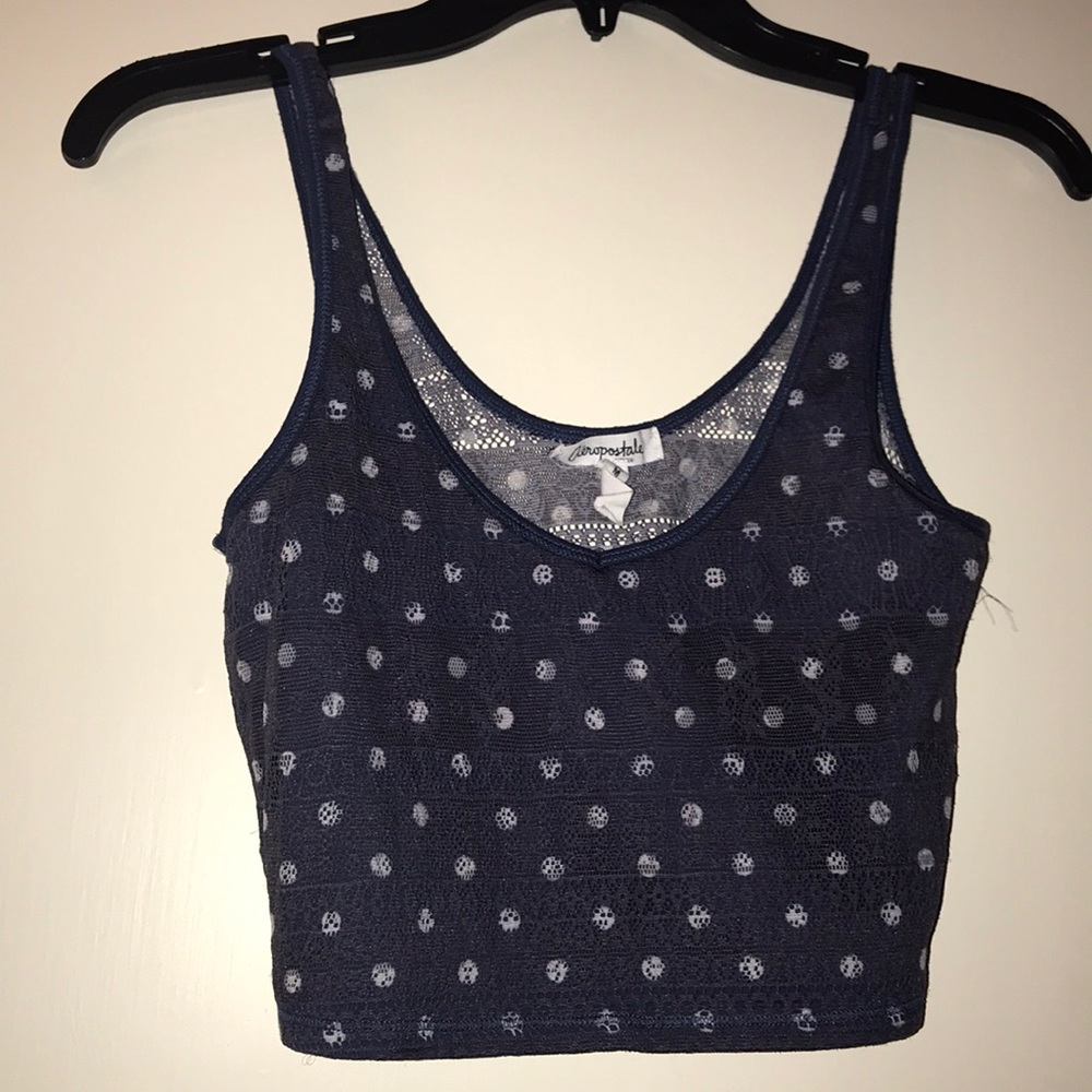 Polka-dot Cropped Top